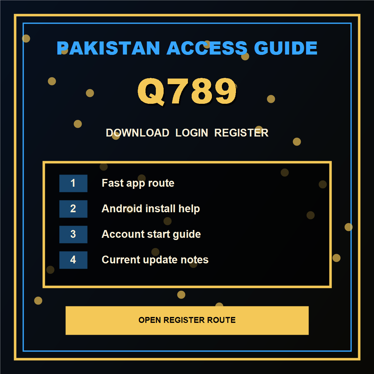 Q789 APK download and Android route troubleshooting guide